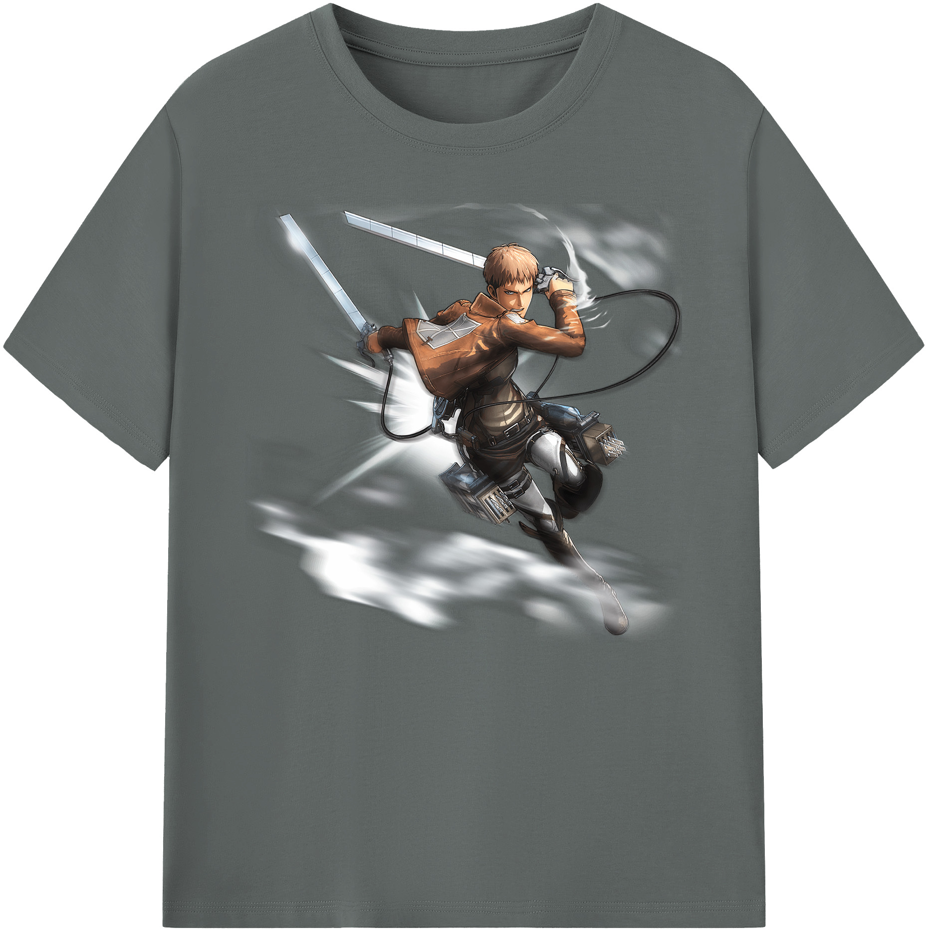 （画像用） 進撃の巨人 ジャン・キルシュタイン Attack on Titan Jean Kirstein 綿100％ メンズ半袖Tシャツ｜肌触りやわらか＆通気性